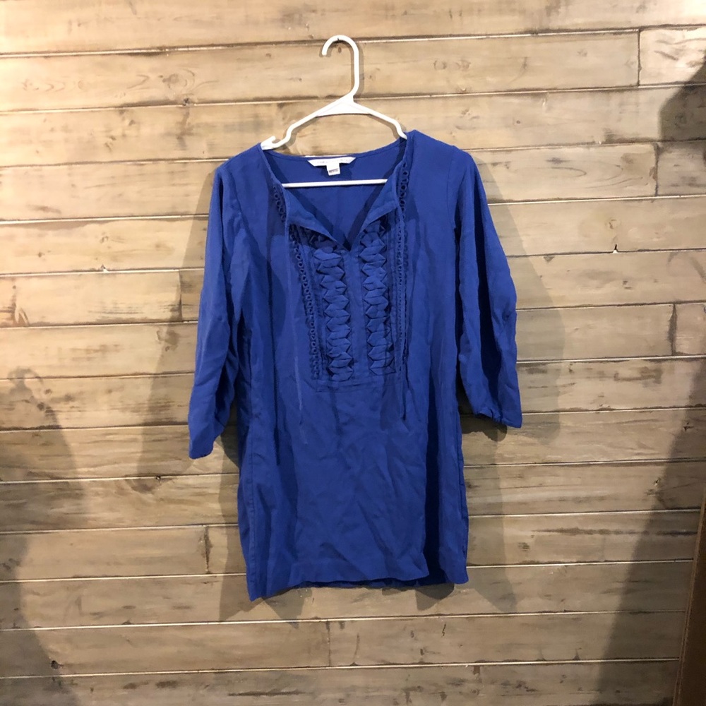 Diane von furstenberg tunic blouse